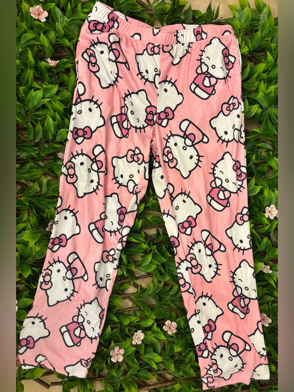 Hello Kitty Pink  Pajama Bottoms S